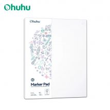 Ohuhu Pennarelli a doppia faccia Quaderno per schizzi artistico Libro per schizzi rilegato con colla a prova di sbavature per pennarelli ad alcool Quaderno da disegno Scuola