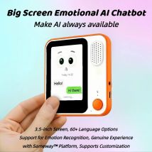 AI Voice Robot Companion Chatbot Multilingual Emotion Recognition 3.5-inch HD Screen GPT LLM Custom AI Agent Privacy Protection