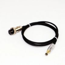 TIANCOOLKEI DC-DY1M linear power output DC power cord Copper-gold plated wire version GX16--to-- DC 5.5 * 2.1mm 5.5 * 2.5MM Plug
