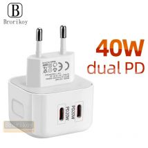 EU US UK Wtyczka 20W Szybkie ładowanie Ładowarka do telefonu komórkowego Szybkie ładowanie QC 3.0 z adapterem PD Ładowarka ścienna USB do iPhone'a 12 Samsunga