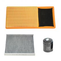 3Pcs Cabin Air Oil Filter Set For MG MG3 1.3/1.5L 2011-2019 SW 1.5 L 2015-2017 Xross 2011-2013 30005099 LPW100180 8105005BALS150
