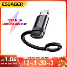 Essager Lighting To USB C Adapter 3A Fast Charging OTG for iPhone 15 xr Pro Type C To Lighting iPhone Connector OTG Converter