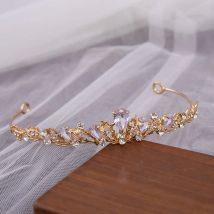 Luxus Strass Kristall Tiaras Und Kronen Königin Für Frauen Pageant Party Braut Hochzeit Haar Zubehör Schmuck Diadem Tiara