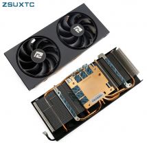 Original rx6750 gpu kühlkörper für power color amd radeon rx 6750 xt fighter oc videokarten kühlkörper
