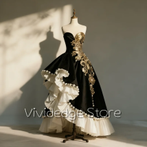 Black and White Clash Elegant V Neck Sleeveless Evening Dress A-Line Asymmetric Hem Pleated Beaded Prom Dresses Customized Size