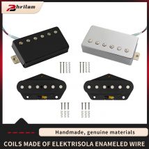 Alnico 5-Doppelspulen-Gitarren-LP-Hals-Tonabnehmer im modernen Stil und Vintage-Tonabnehmer-Set für E-Gitarre TL, geeignet für TL-Stil