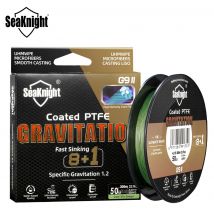 SeaKnight Brand Gravitation Series G9II Sinking Line 150M 300M 8+1 Stränge Braid PE Line Anti-UV-Beschichtung Salzwasserangeln