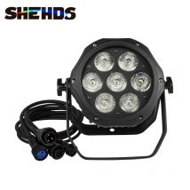 SHEHDS LED Par 7x18W RGBW + UV Hochwertiges wasserdichtes Licht für den Außenbereich, IP65,