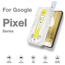 Para Google Pixel 6a 7 7a 8 8a 9 9a 10 Pro XL Protector de pantalla de vidrio templado sin polvo teléfono con Kit de instalación eliminar explosión