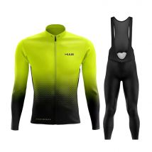 HUUB NEUE Team Atmungsaktive Langarm Männer Radfahren Jersey Set MTB Fahrrad Kleidung Herbst Fahrrad Kleidung Maillot Ropa Ciclismo anzug