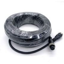 4-poliges Luftfahrt-Videokabel, 5 m, 10 m, 15 m, 20 m, Verlängerungskabel für Bus, Turck, Van, LKW, Wohnmobil, Monitor, CCTV, DVR, TV-Kamera-Verbindung