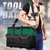 WINHUNT Werkzeugtasche – 14 Zoll/17 Zoll/19 Zoll, großes Fassungsvermögen oben offen, Oxford-Stoff, großer Stauraum – für Elektriker