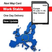 Upgrade-Karte GPS-Straßennavigation Carminat R-Link 11.45 für Renault Megane Laguna Kangoo SD-Karte Auto-Satnav 16GB Europa UK 2025