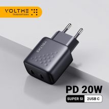 VOLTME-cargador rápido 4,0 3,0 QC PD, 20W, QC4.0, QC3.0, USB tipo C, para iPhone 13, 12, Xs, 8, Xiaomi