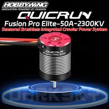 HOBBYWING QuicRun Fusion Pro Elite 50A 2300KV Bezszczotkowy Silnik z Integrowanym ESC z Czujnikami do Modeli Samochodów RC 1/10, Akcesoria do Crawlerów