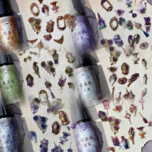 10g geschnitztes Gel für Nagelform UV Gel Kristallkleber durchscheinend 3D Acrylform Werkzeugset Pro Nail Saloon DIY Silikon Nail Art Gule