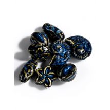 Unique Chic Mystic Blue DIY Ceramic Beads Retro Porcelain Jewelry Accessories DIY Handmade For Making #XN575