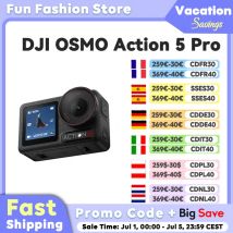 DJI-Osmo Action 5 pro, Sensor de 1/1.3 pulgadas, batería extendida de 4 horas, pantallas táctiles de alto brillo, Dual OLED, original, en stock