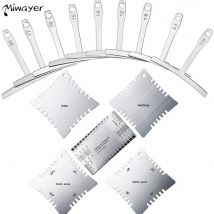 Miwayer Guitar Luthier Kit di strumenti di misurazione Set String Action Righello Understring Radius Gauge Strumenti di riparazione per chitarra