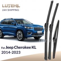 Per Jeep Cherokee KL 2014-2023 2015 2016 2017 Tergicristallo anteriore e posteriore Spazzole tergicristallo Parabrezza Spazzole per finestre 26 "+ 18" + 14 "