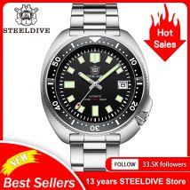 SD1970 Steeldive Marke 200M wasserdichtes Saphirglas 44MM Herren NH35 Taucheruhr mit Keramiklünette