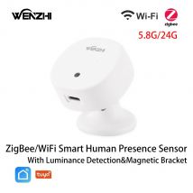 ZigBee/WiFi MmWave Menschlicher Anwesenheitssensor Radarbewegung Körperbewegungserkennung Mit Beleuchtungsstärke Tuya Smart Life Home Assistant