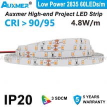 Low Power 2835 60 LEDs/m LED-Streifenlichter, CRI95/90, IP20, 4,8 W/m,LED-Streifen warmweiß, rot, grün, blau, bernsteinfarben, gelb, rosa, lila LED-Band
