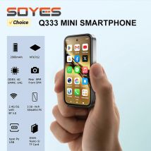 SOYES Q333 Mini Smartphone 4GB RAM 64GB ROM Android 12,0 desbloqueo facial 2000mAh 4G LTE tipo C OTG pantalla de 3,58 pulgadas teléfono pequeño