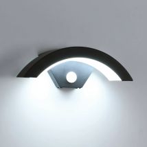 Luz de pared al aire libre, lámpara de pared IP65 impermeable de 24W 2700LM, iluminación de pared moderna para pasillo