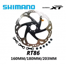 Disco freno Shimano DEORE XT SM-RT86 a sei fori per MTB, 160mm 180mm 203mm, disco freno, rotore freno, disco 203