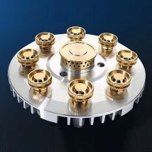 9-adriges Zubehör für Haushaltsherde, Herd, Kupferdüse, Gasherdplatte, Teile für heftige Feuerherde