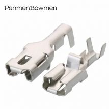 20 Stück 6,3mm Auto-Messing Verzinnte Crimp-Elektrokabelverbinder Federstecker 927854-6 Steckbare Kabelanschlusskontakte