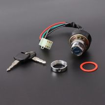 Car Motorcycle Ignition Switch 3 Position 6 Wire With 2 Keys for Harley Yamaha Honda Suzuki Scooter ATV Dirt Bike Go Kart parts