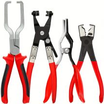 4pcs gasoline filter calipers oil pipe pliers pipe clamps disassembly clamps automobile water pipe hose disassembly repair tools