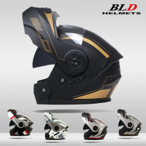 BLD Flip Up Helmet Full Face Modular Helmet Motorcycle Removable Washable Liner Anti Fog Visor Breathable Comfortable Scooter