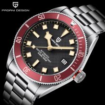 PAGANI DESIGN 2025 New BB58 Steel Men's Mechancial Wristwatch Luxury Automtaic watch for men Sapphire mirror sport Diver watch