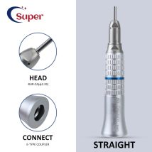 203 Dental Straight Nose Low Speed Handstück Air Turbine Dental Handstück Verhältnis 1:1 für Labor E-typ Motoren Zahnarzt Werkzeuge