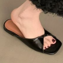 Frauen Sommer Neue Mode Dicken sohlen Flip-flops Trendy Einfarbig Keil Sandalen Im Freien Nicht-slip Walking Hausschuhe 35-40 Größen