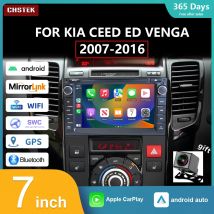 CHSTEK Carplay Autoradio Android 13 für Kia Ceed ED Venga 2007-2016 Qualcomm 12 + 256G Multimedia Navigation Player WIFI Bluetooth