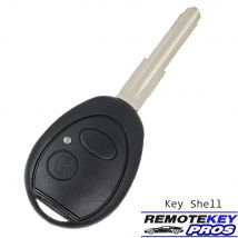 DIYKEY Custodia a conchiglia per chiave remota a 2 pulsanti per Land Rover Discovery Range 1999 2000 2001 2002 2003 2004