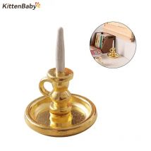 Antike Puppenhaus Miniatur Kerzenhalter Kerzenhalter Modell Wohnkultur Kinder so tun, als würden sie Spielzeug Puppenhaus Zubehör spielen