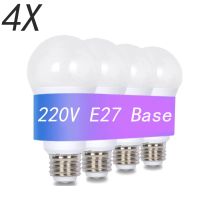 4PCS Lampadina LED E27 AC220V 3W 6W 9W 12W 15W 18W 20W Illuminazione interna Basso consumo energetico Lampadine LED a risparmio energetico domestico