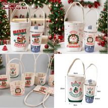 Universal Weihnachten Milch Tee Tasse Abdeckung Tragbare Büro Mobile Kaffee Thermos Schutzhülle Student Tasse Fall