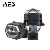 2026  Premium quality 3" LS-850 square Triple laser Led projector lens 6000K Blue lens for BMW lighting system