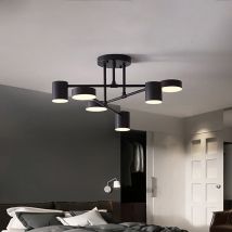 6 Heads Modern Ceiling Chandelier Hanging Lamp LED for Ceiling Lights Living Room Bedroom Hall Home Decor Lndoor Lights Fixture