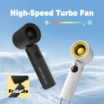 Mini ventilatore portatile Raffreddamento turbo a 100 velocità-2000mAh USB ricaricabile, ventilatore portatile per campeggio/casa/regalo