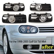 Światła przeciwmgielne LED Reflektor przeciwmgielny do VW Golf 4 MK4 GTi TDI 1997-2006 LED DRL