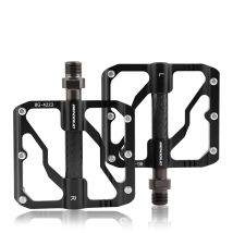 Fahrradpedale aus Aluminiumlegierung mit Carbonrohr, 3-Peeling-Fahrradpedale, Cr-M-Stahllager, buntes Pedal für Mountainbikes und Rennräder