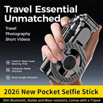 Mini selfie stick magnetico multifunzionale 4 in 1 con 360 °   Supporto magnetico per telefono con controllo Bluetooth wireless a rotazione