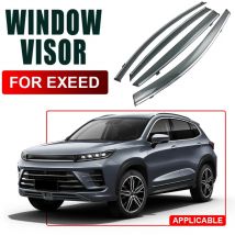 4 stücke PC Für Chery EXEED TXL VX LX RX 2019-2025 Auto Fenster Visier Wasserdicht Schützen Sunny Rainy shelter Auto Externe Zubehör